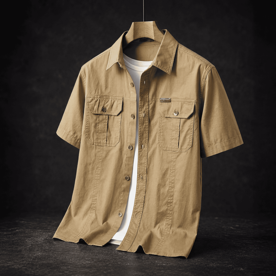 Anderson Half Sleeve Cotton Over Shirt