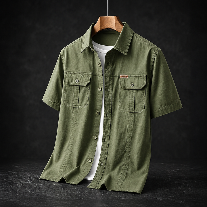 Anderson Half Sleeve Cotton Over Shirt