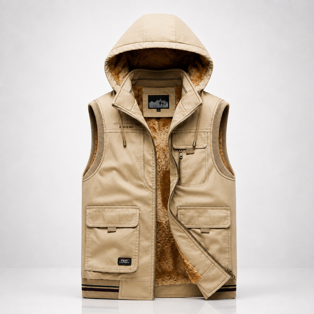 Hudson Fleece-Lined Utility Vest