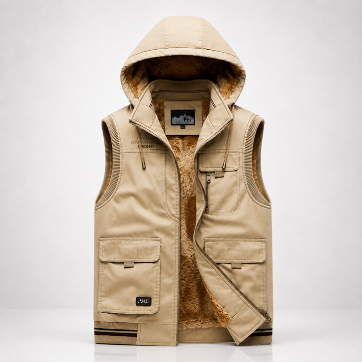 Hudson Fleece-Lined Utility Vest