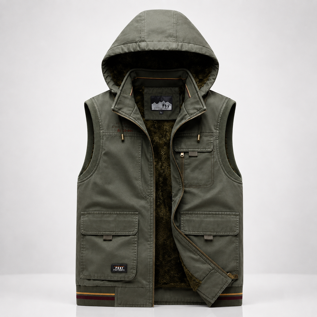 Hudson Fleece-Lined Utility Vest