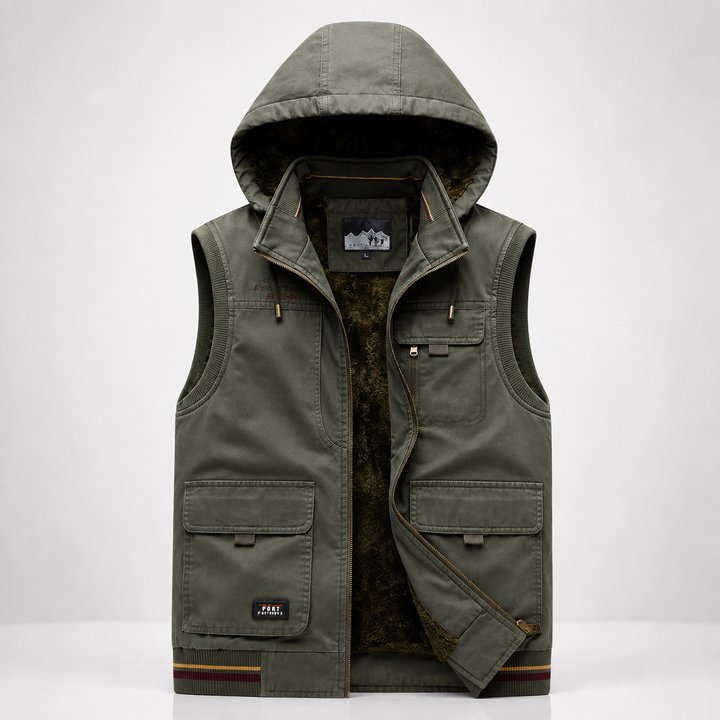Hudson Fleece-Lined Utility Vest