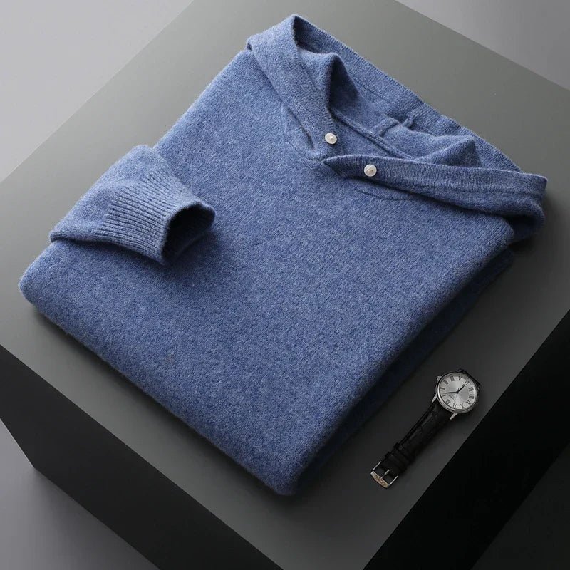 Dominic Wool Blend Hoodie
