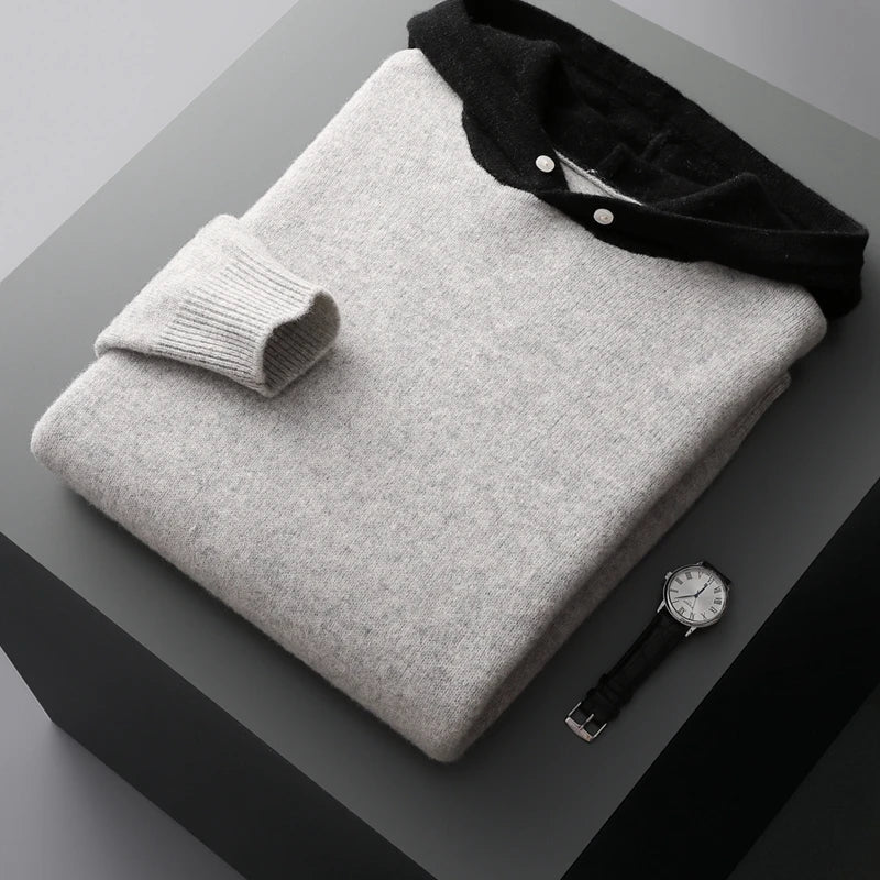 Dominic Wool Blend Hoodie