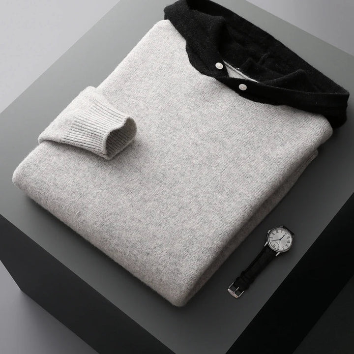 Dominic Wool Blend Hoodie