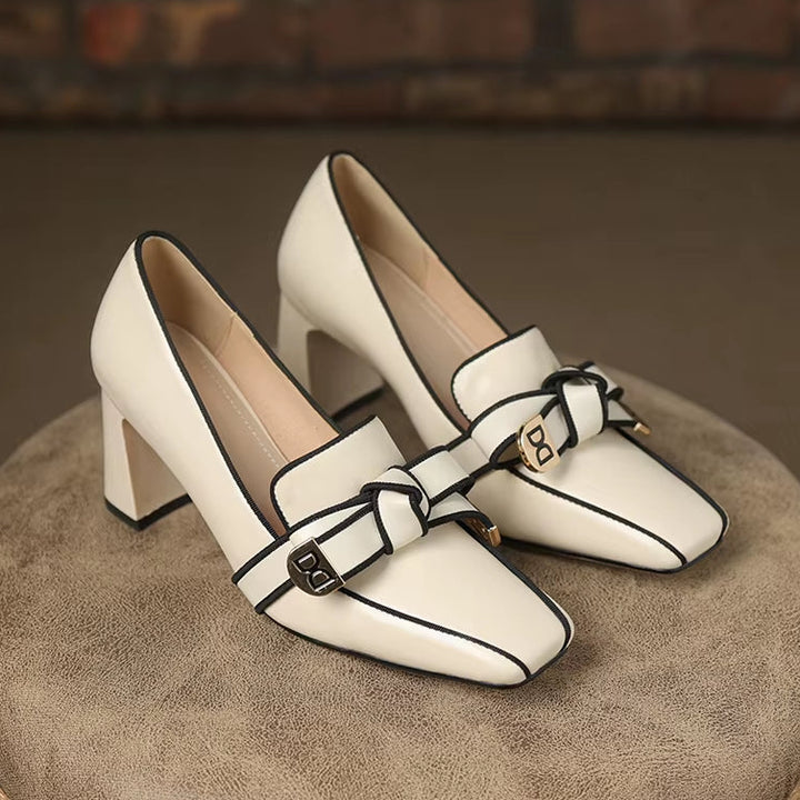 Evelyn Block Heels