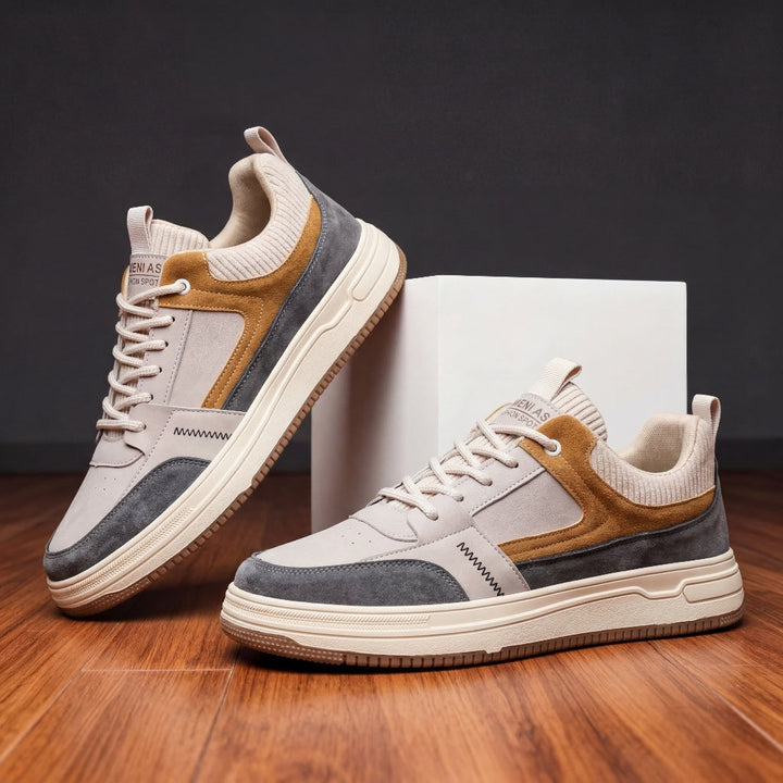 Geoffrey Leather Sneakers