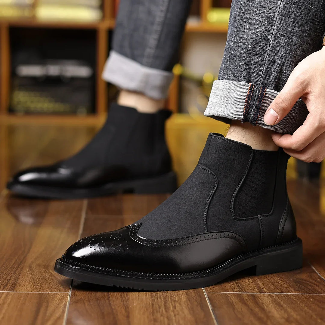 Mason Leather Chelsea Boots