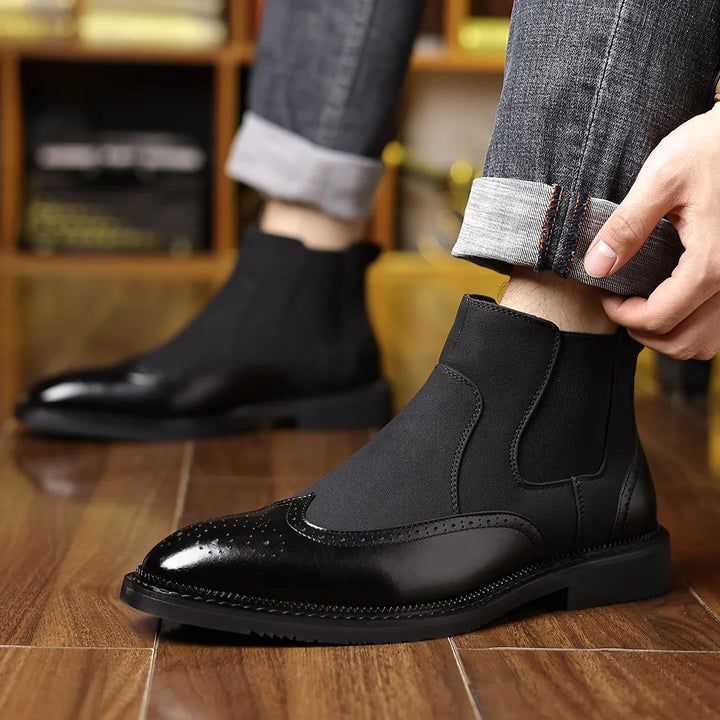 Mason Leather Chelsea Boots