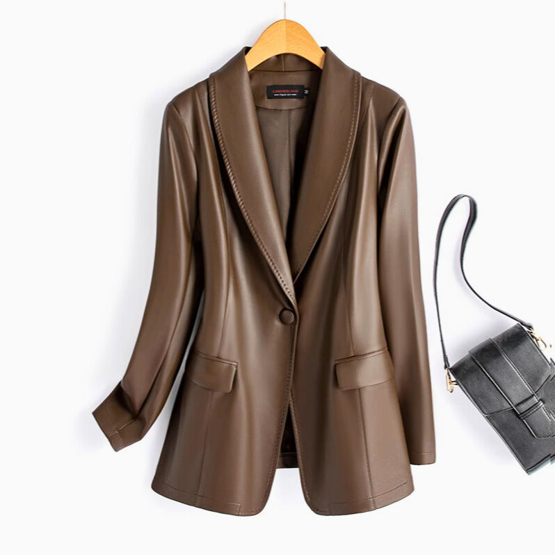 Monaco Leather Blazer