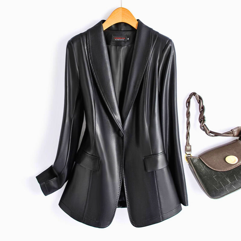 Monaco Leather Blazer