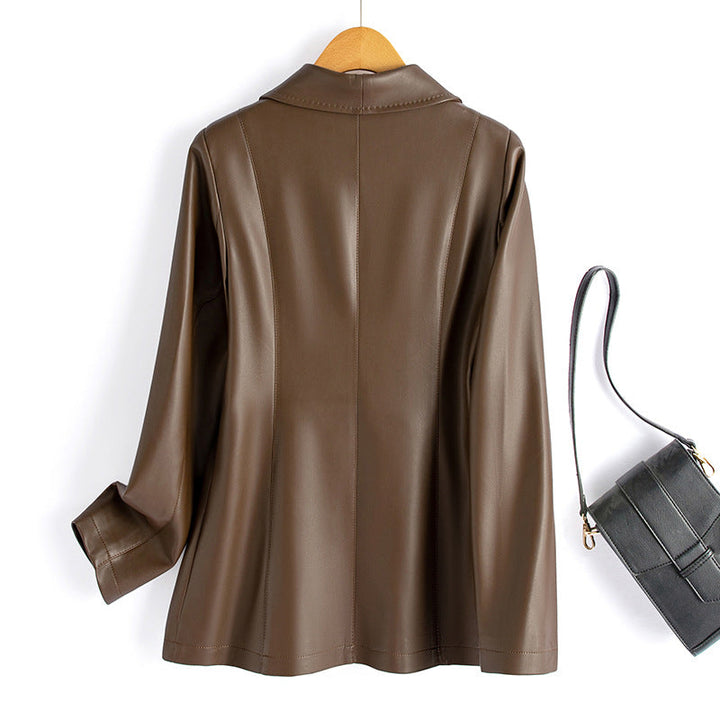 Monaco Leather Blazer