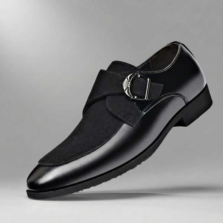 Robert Leather Monk Strap Shoes