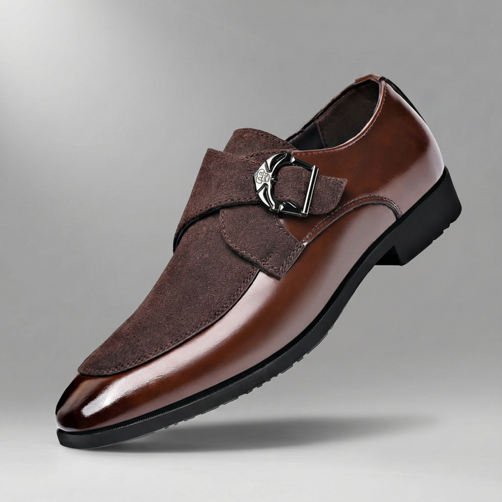 Robert Leather Monk Strap Shoes