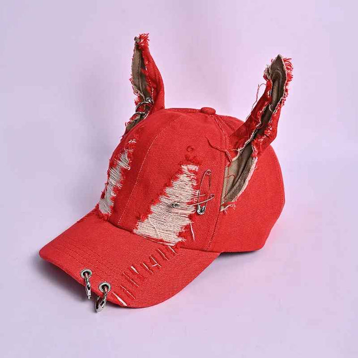 Rogue Street Cat Denim Cap