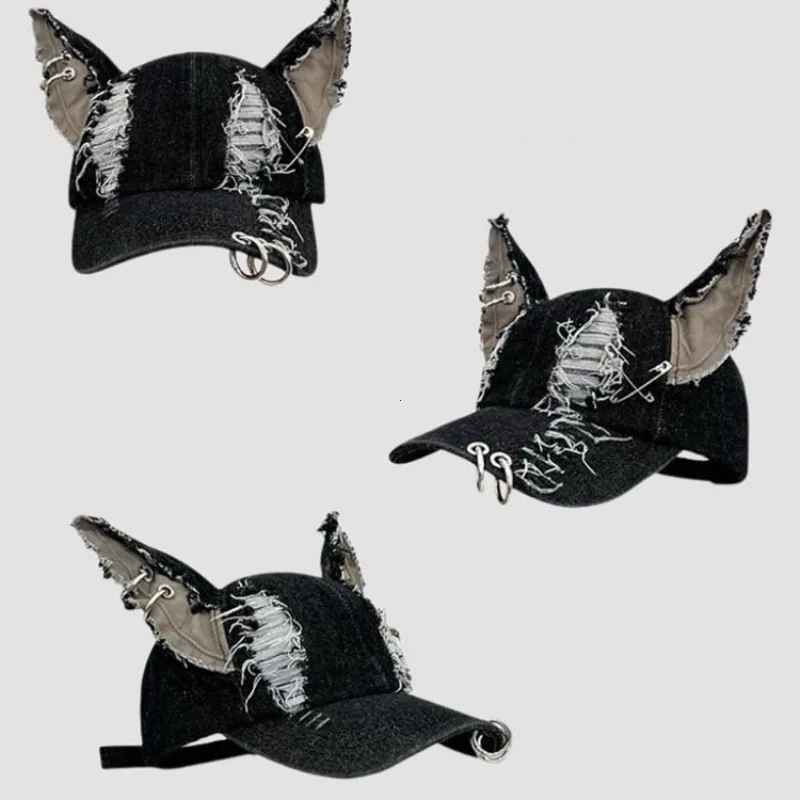 Rogue Street Cat Denim Cap