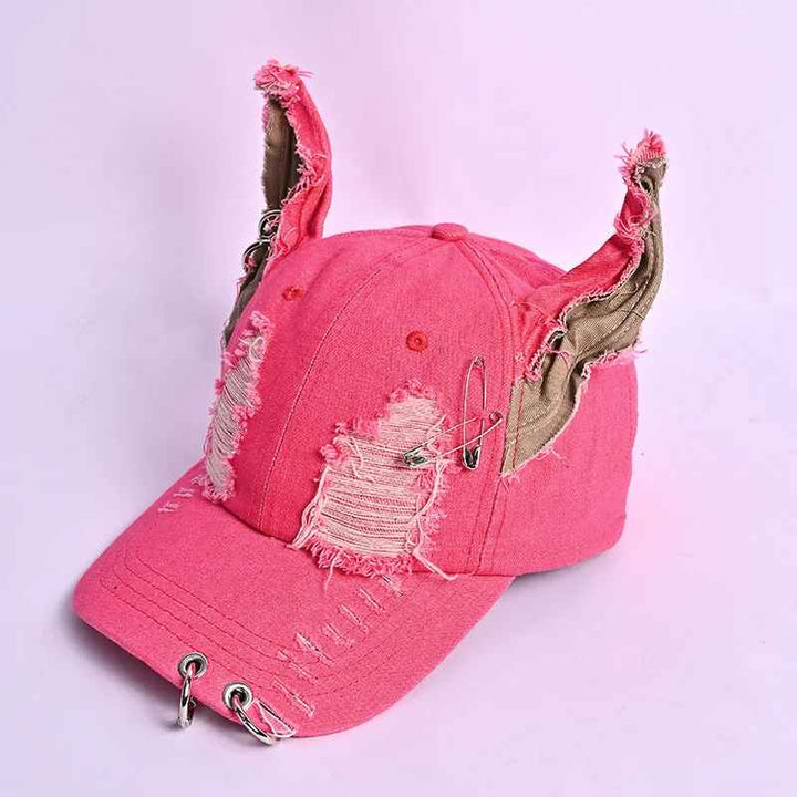 Rogue Street Cat Denim Cap