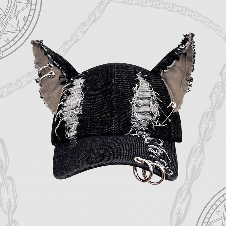 Rogue Street Cat Denim Cap