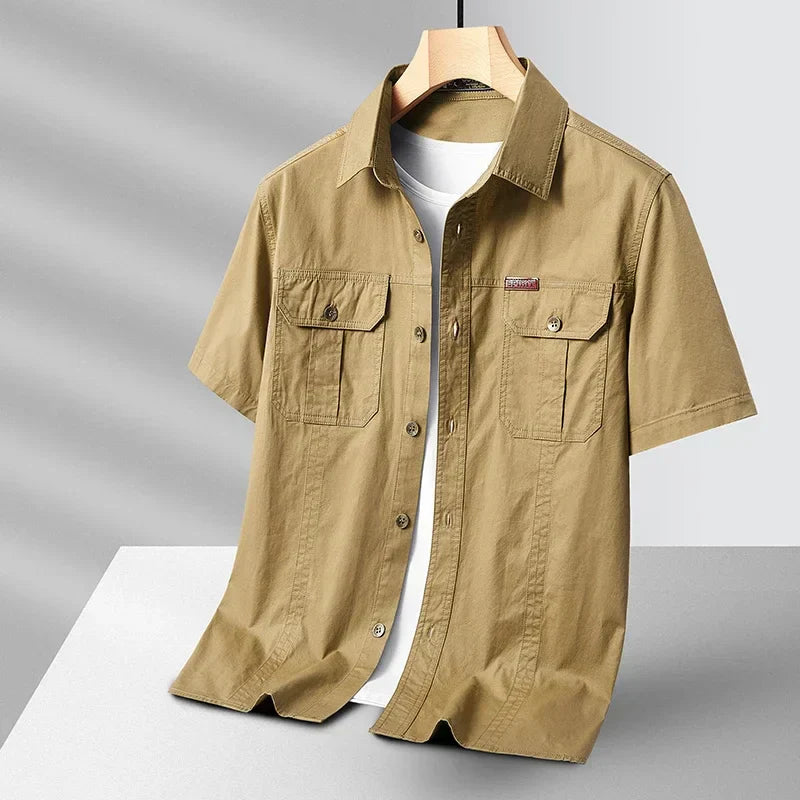Anderson Half Sleeve Cotton Over Shirt
