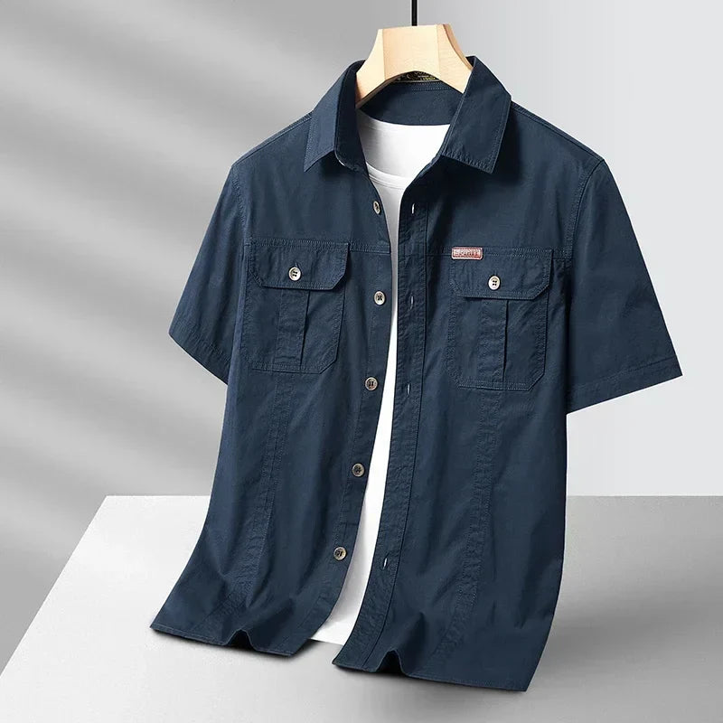 Hudson Half Sleeve Cotton Over Shirt