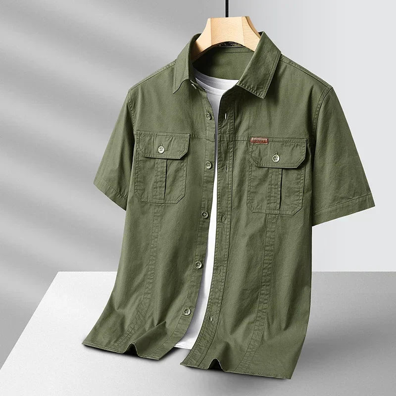 Hudson Half Sleeve Cotton Over Shirt