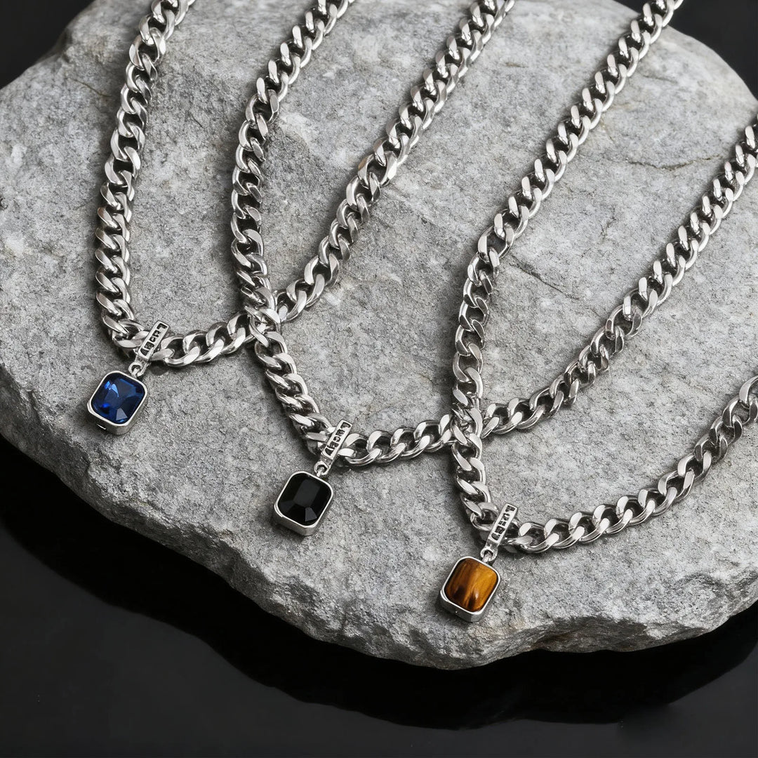Onyx Gemstone Necklace