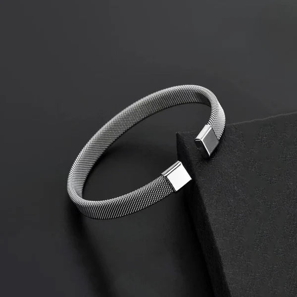 Solis Silver Cuff Bracelet