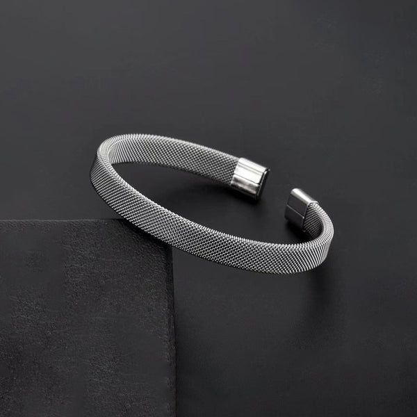 Solis Silver Cuff Bracelet
