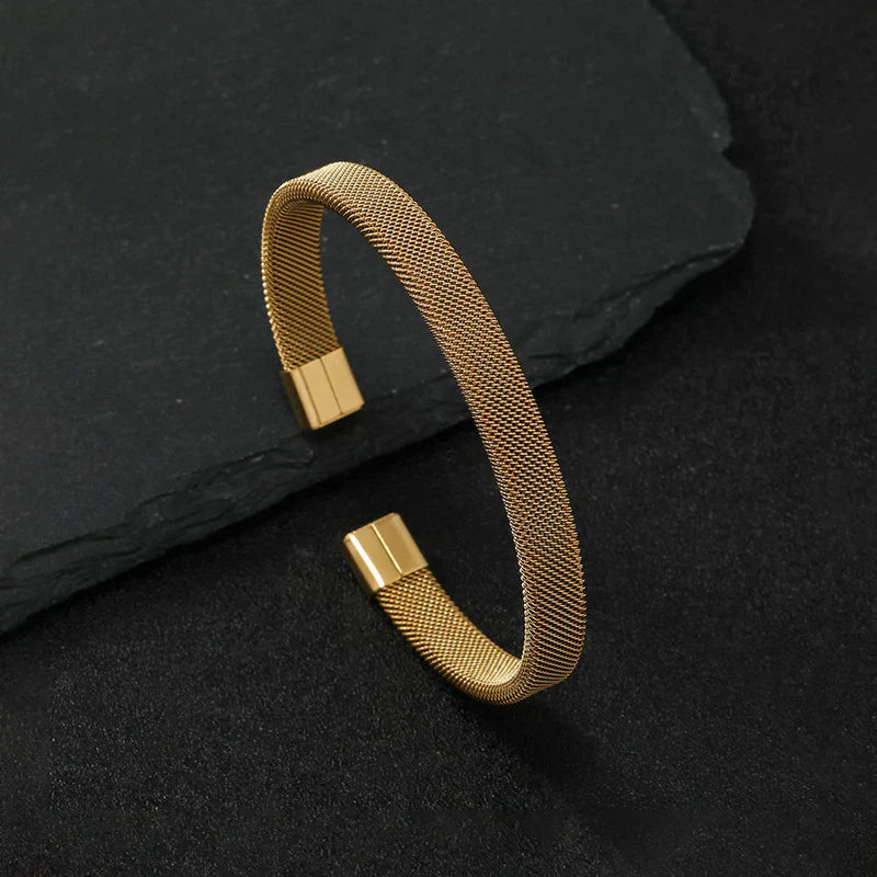 Solis Silver Cuff Bracelet