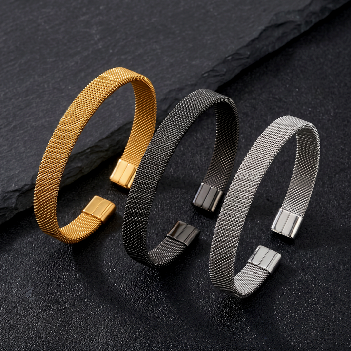 Solis Silver Cuff Bracelet