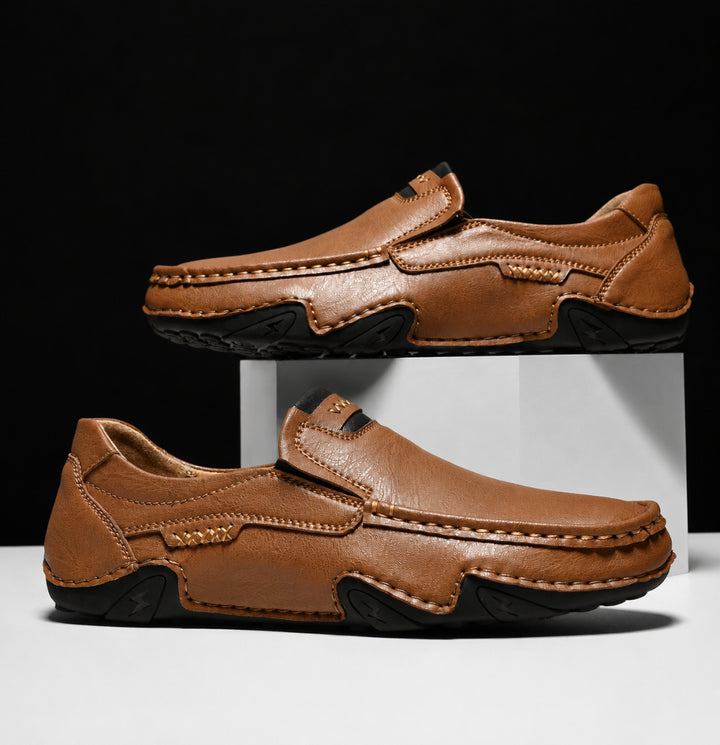 Stefano Genuine Leather Loafers