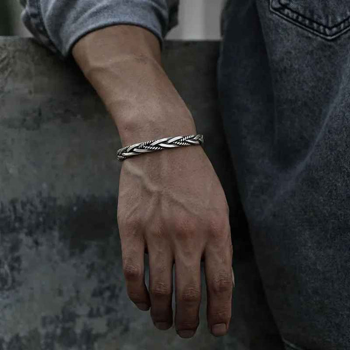 Toren Silver Cuff Bracelet