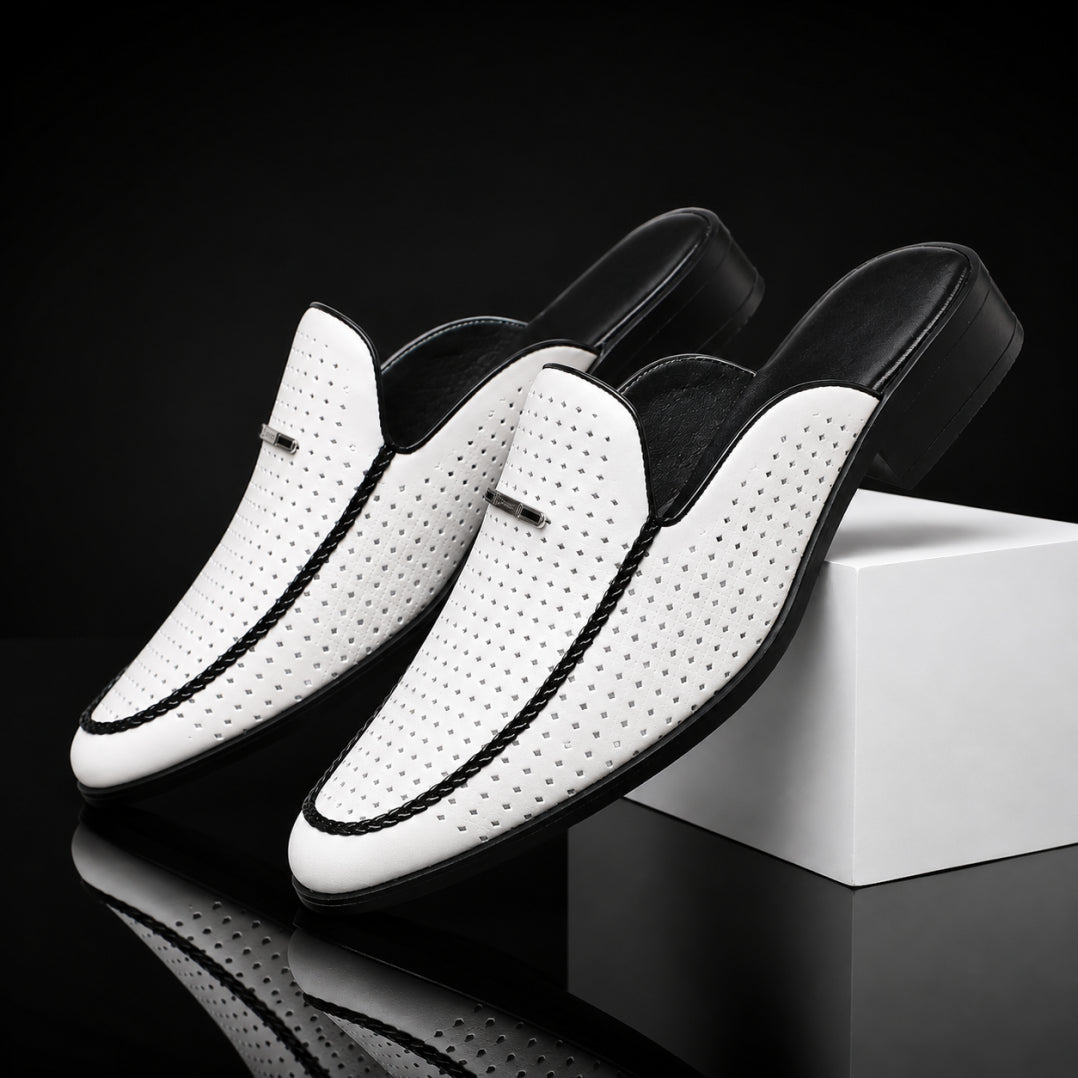 Weston Perforated Leather Loafers