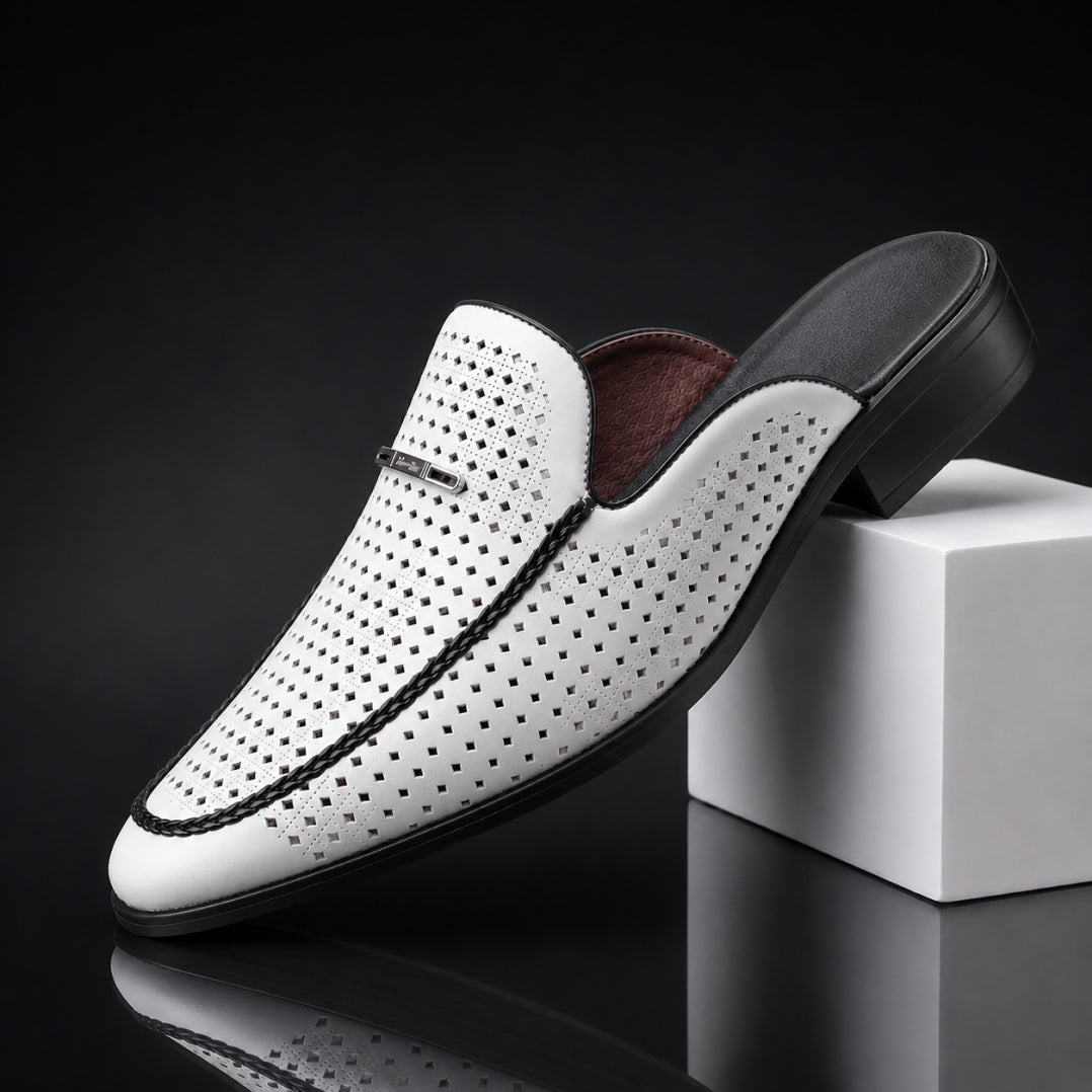 Weston Perforated Leather Loafers