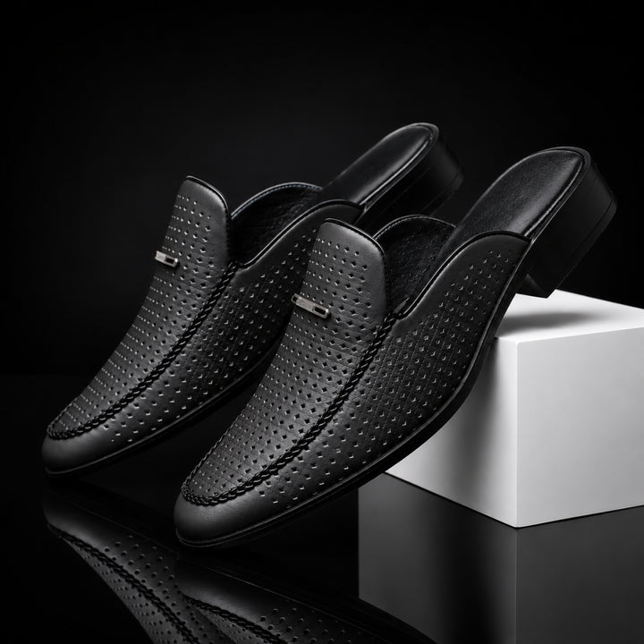 Weston Perforated Leather Loafers
