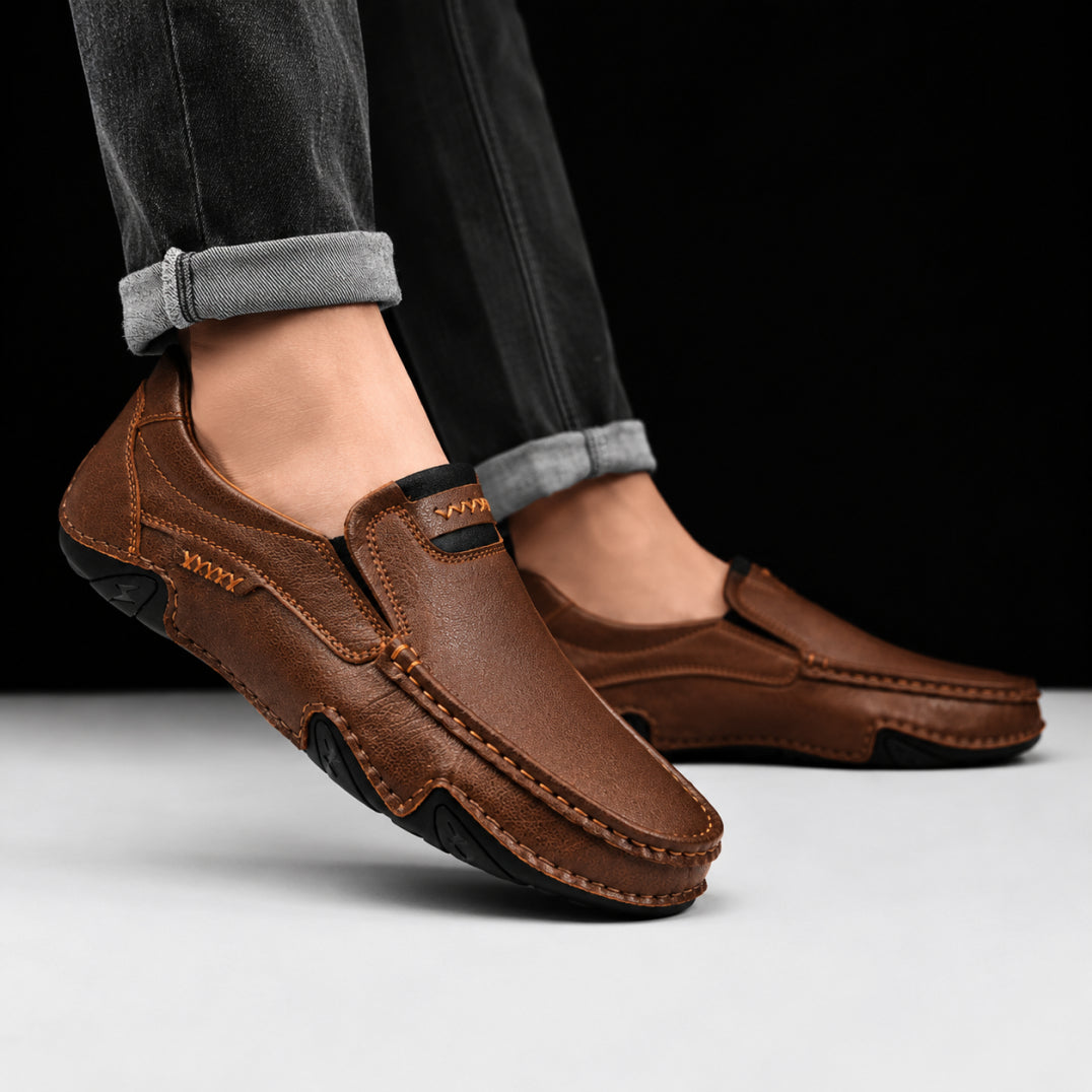 Stefano Genuine Leather Loafers