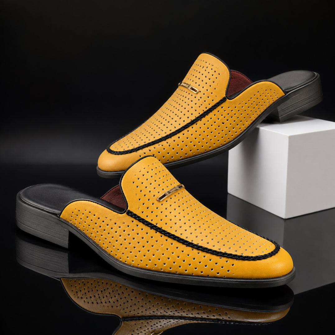 Weston Perforated Leather Loafers