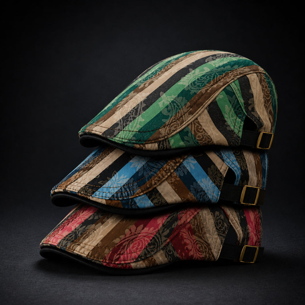 Weston Patchwork Flat Cap