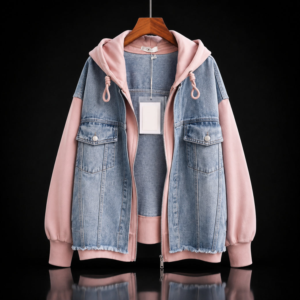 Gianni Denim Hoodie Jacket