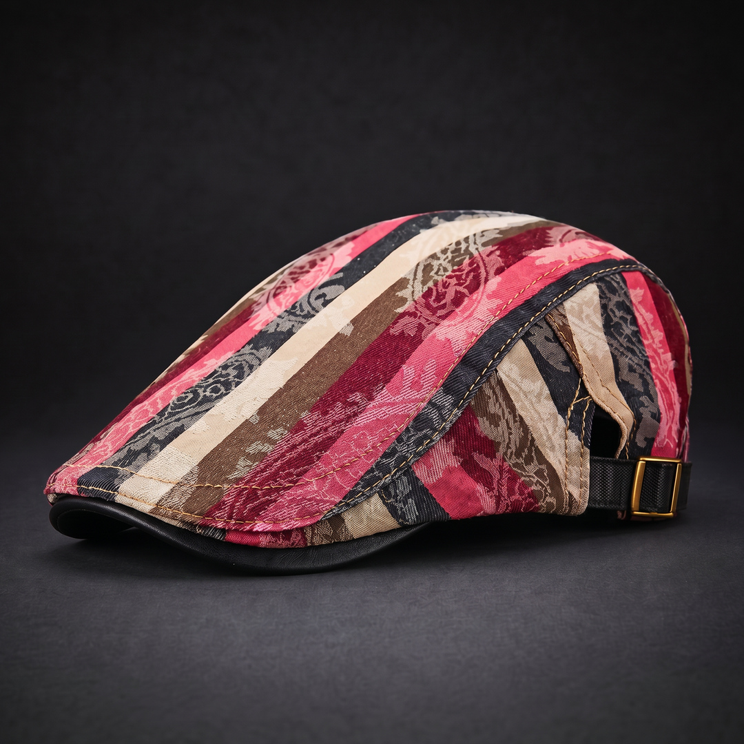 Weston Patchwork Flat Cap