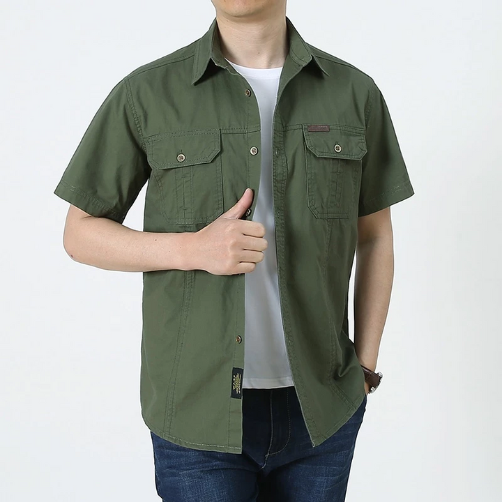 Hudson Half Sleeve Cotton Over Shirt