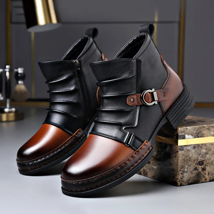 Mason Leather Ankle Boots
