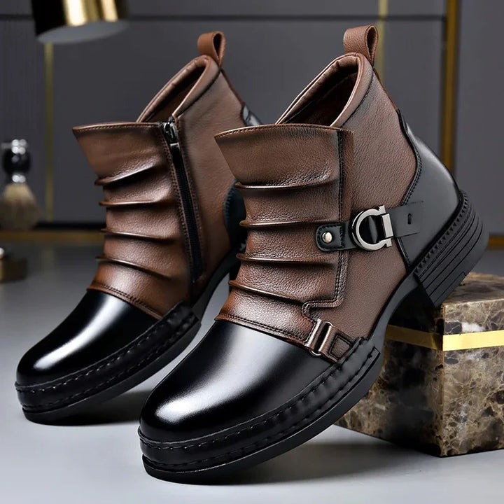 Mason Leather Ankle Boots