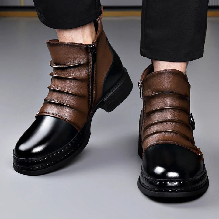 Mason Leather Ankle Boots
