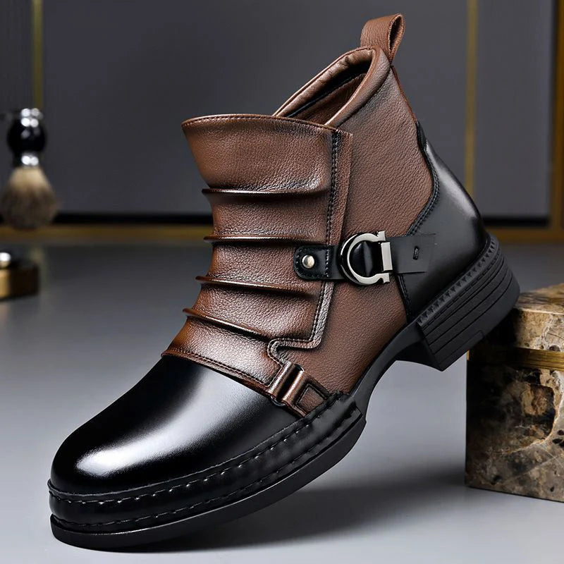 Mason Leather Ankle Boots