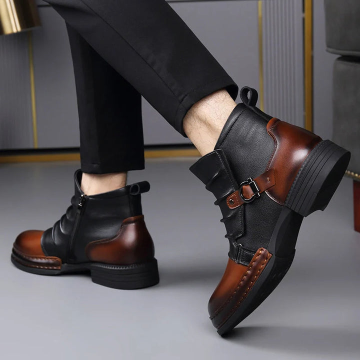 Mason Leather Ankle Boots